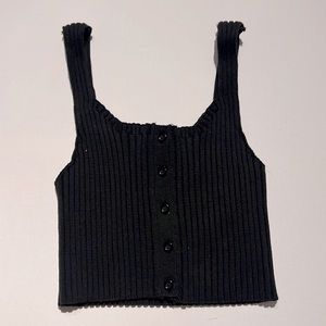 Forever 21 button crop